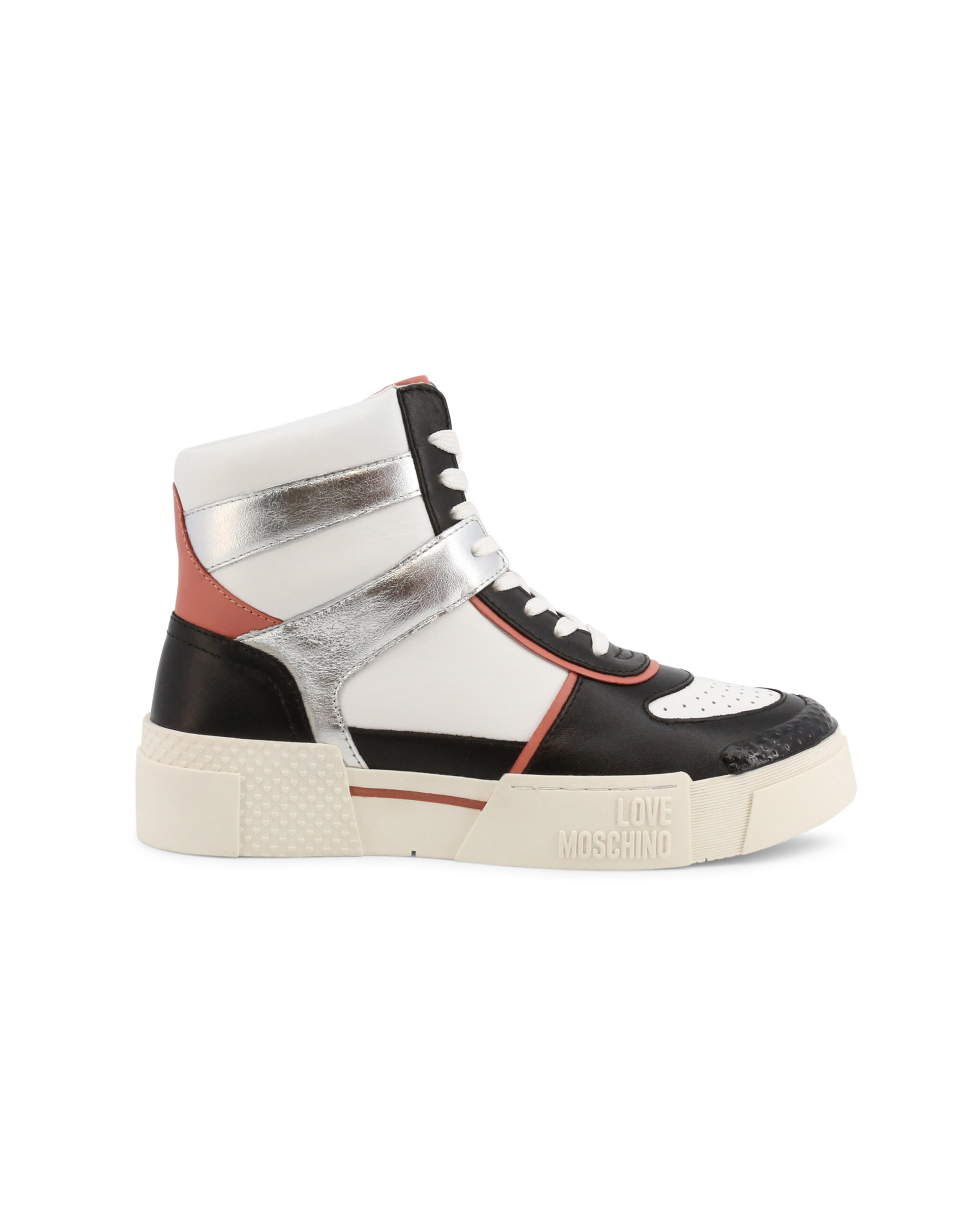 Silver Metal Sneakers Style