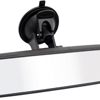 Rear View Mirror, Universal Thickened Anti-glare HD Car Interior Rear View Mirror-(With Adjustable Suction Cup)