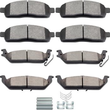 8 Pieces Combined Front & Rear Brake Pad Set