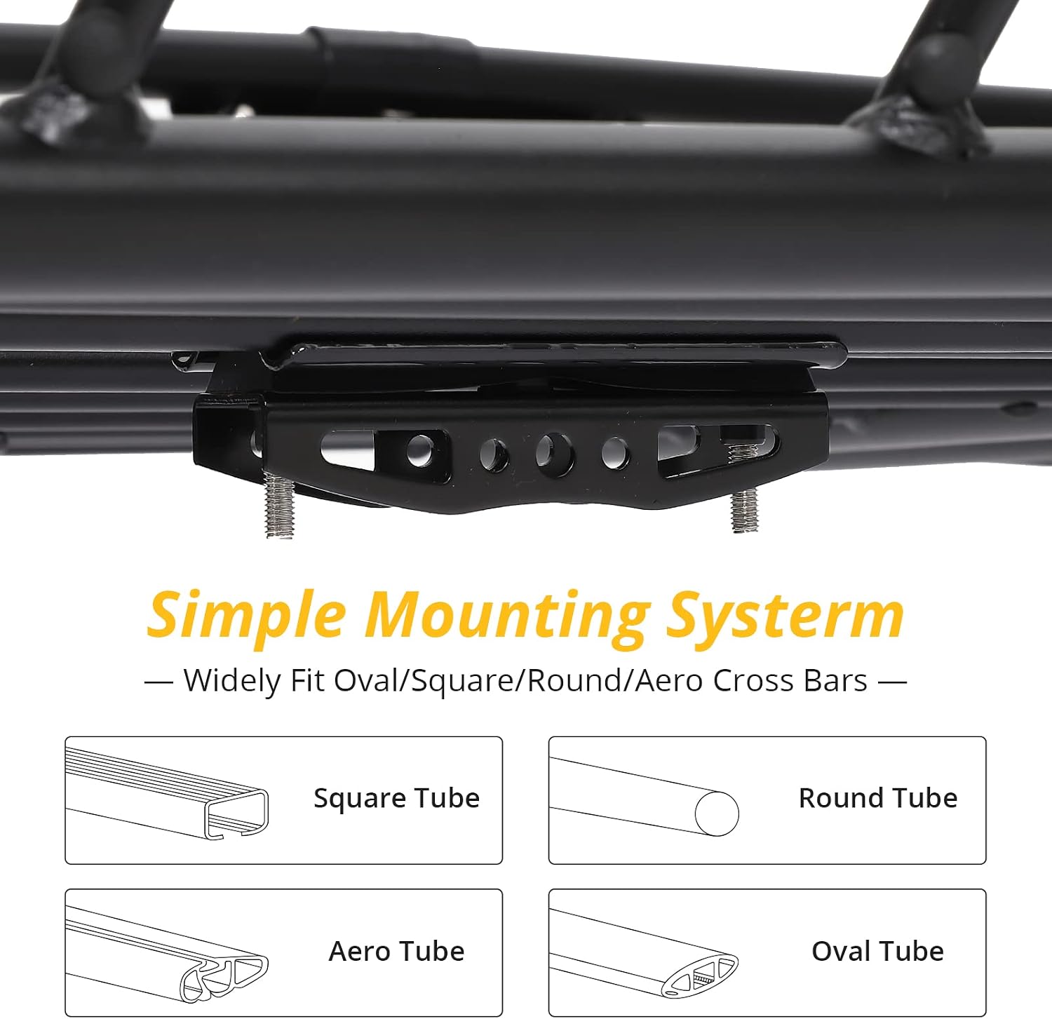 Roof Rack Basket, 50" Rooftop Cargo Carrier Basket with 220 LBS Weight Capacity, Car Top Luggage Holder Carrier Basket for SUV, Truck
