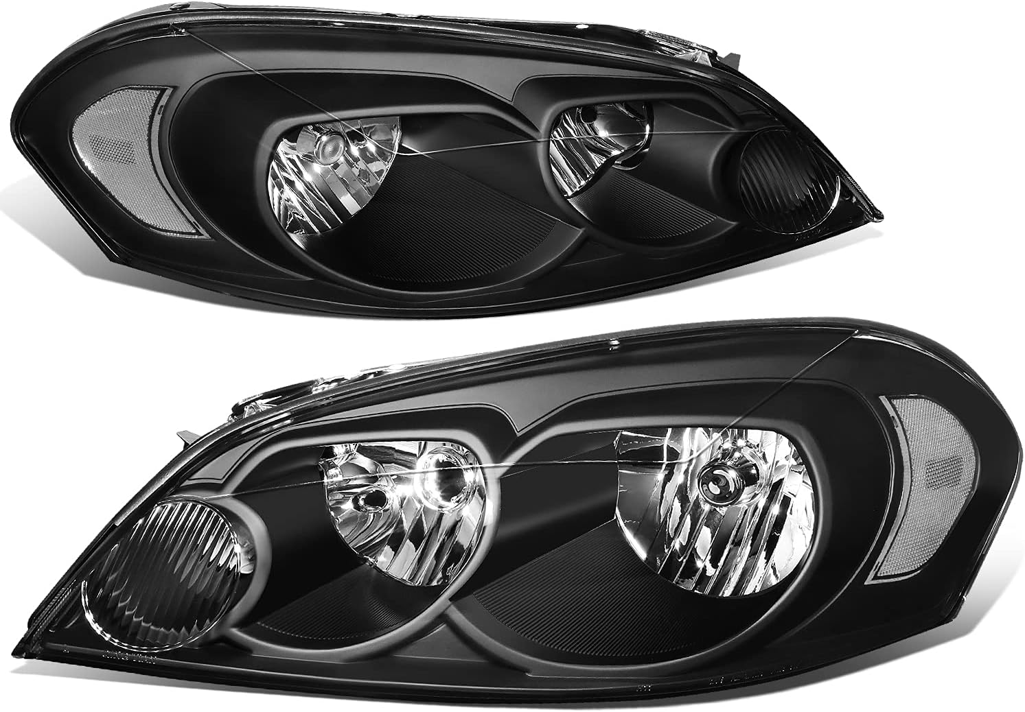 Black Housing Replacement Headlights