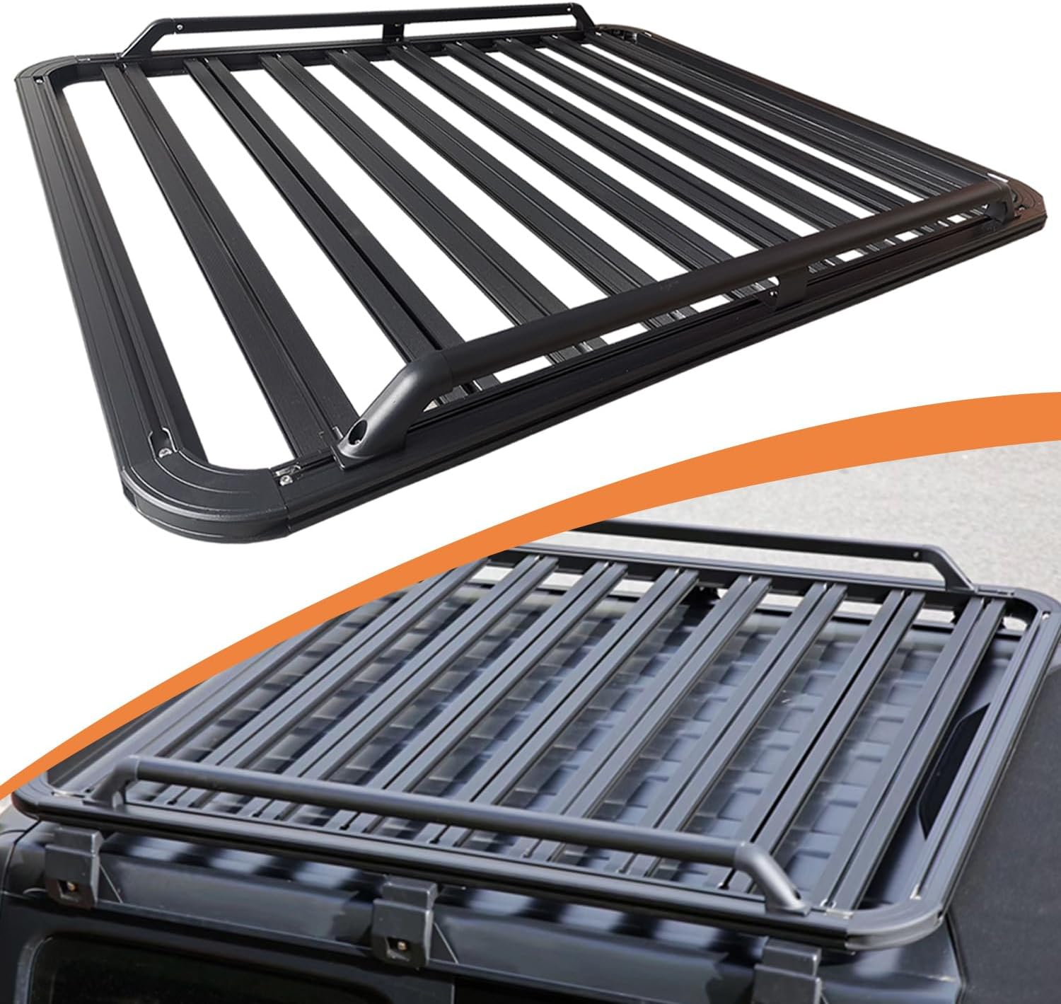 Heavy Duty Hard Top Cargo Basket Roof Rack