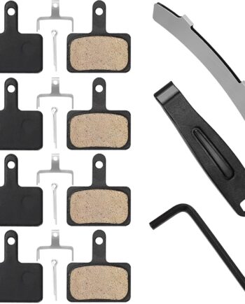 4 Sets Bicycle Disc Brake Pads, Comes with Fitting Tools, Suitable for Mountain Bikes & Electric Bikes