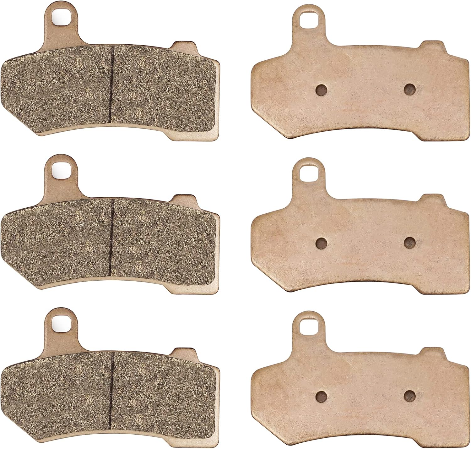 Front & Rear Sintered Brake Pad Assemblies